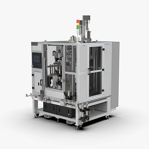 Automatic Press Fit Circlip Shaft Assembly Machine 3D model