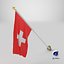 Bandera de tela de Suiza para colgar en la pared