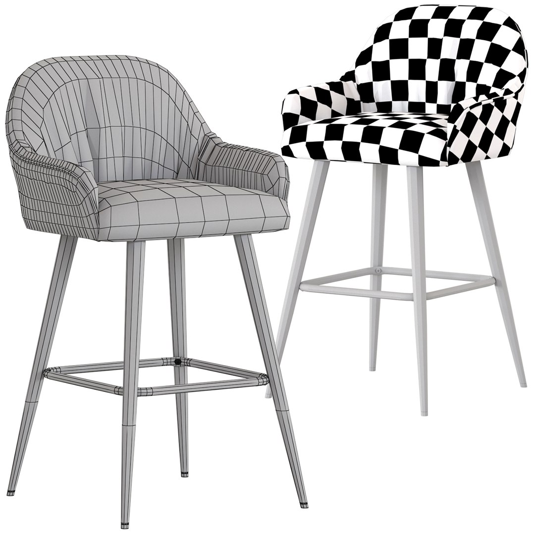 3D Temple and ster Ruche Stool TurboSquid 2176096