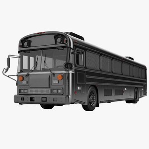 Prison Bus Generic 03 3D