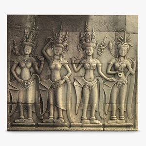 Ankor Wat Bas Relief 2 3D Scan