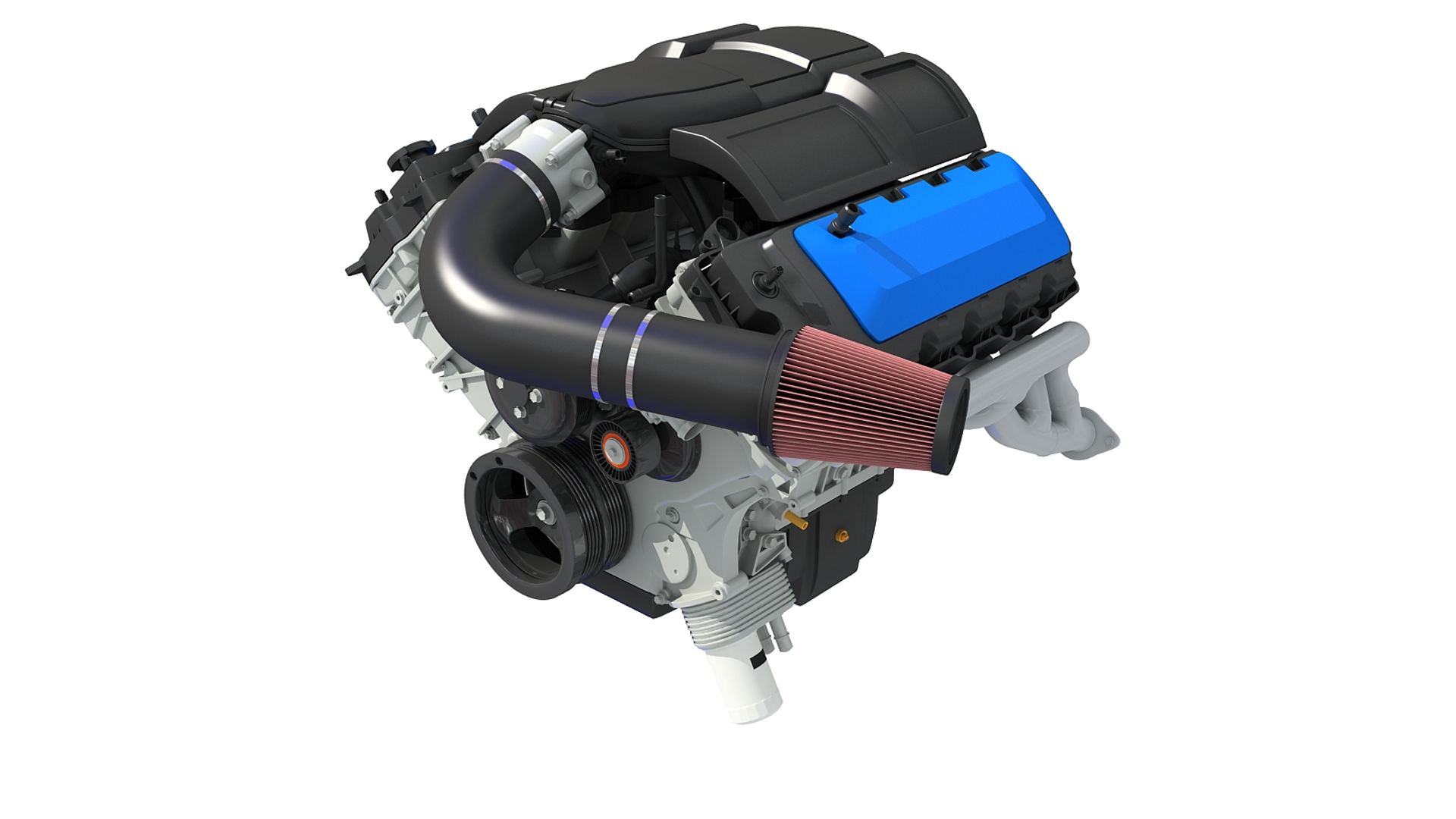 3D v8 engine model - TurboSquid 1513296