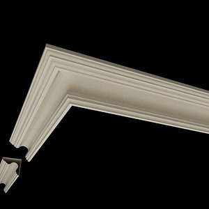 3D ceiling molding model