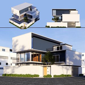 Minimalist Home 3D Model 3D model