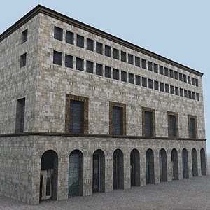 building milan environment 3d model