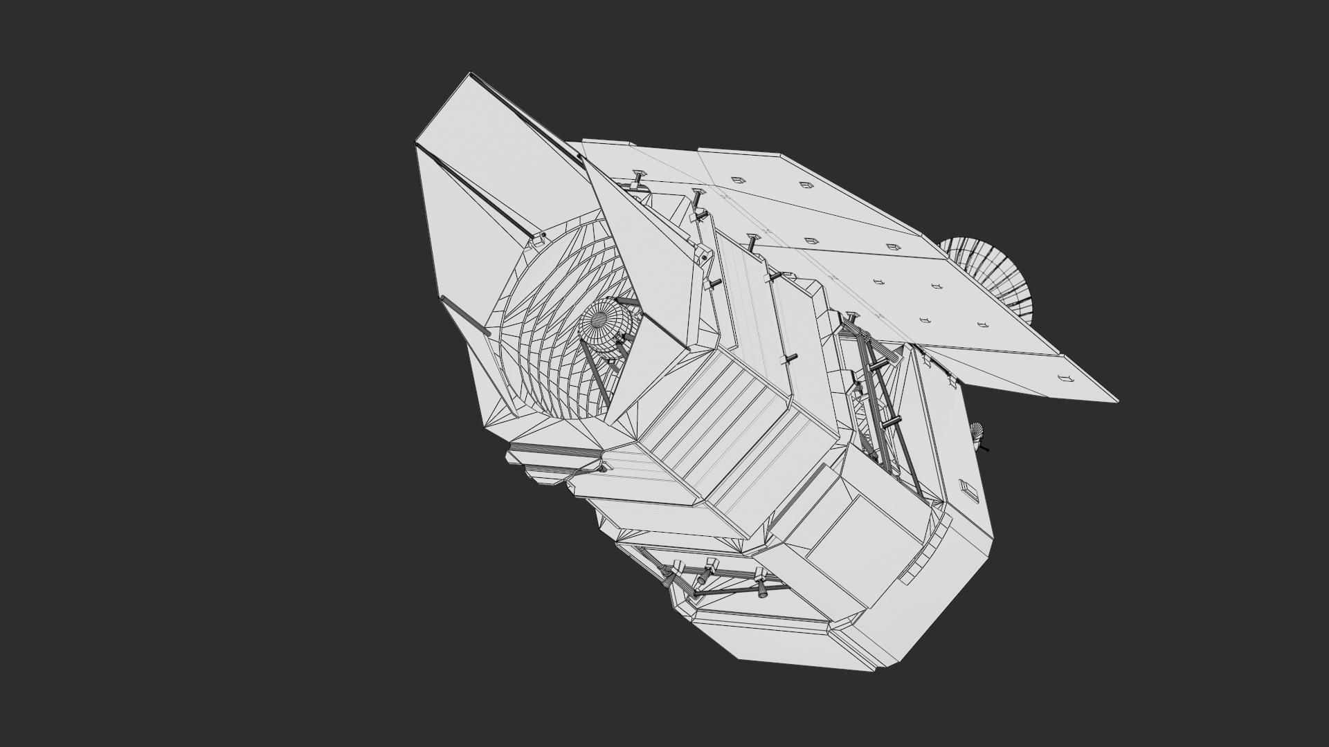3D Nancy Grace Roman Space Telescope model https://p.turbosquid.com/ts-thumb/05/KwGje6/va/00/png/1749339751/1920x1080/turn_fit_q99/b22b64e63bb7c8442d47ee78783c31b8c47f9af1/00-1.jpg