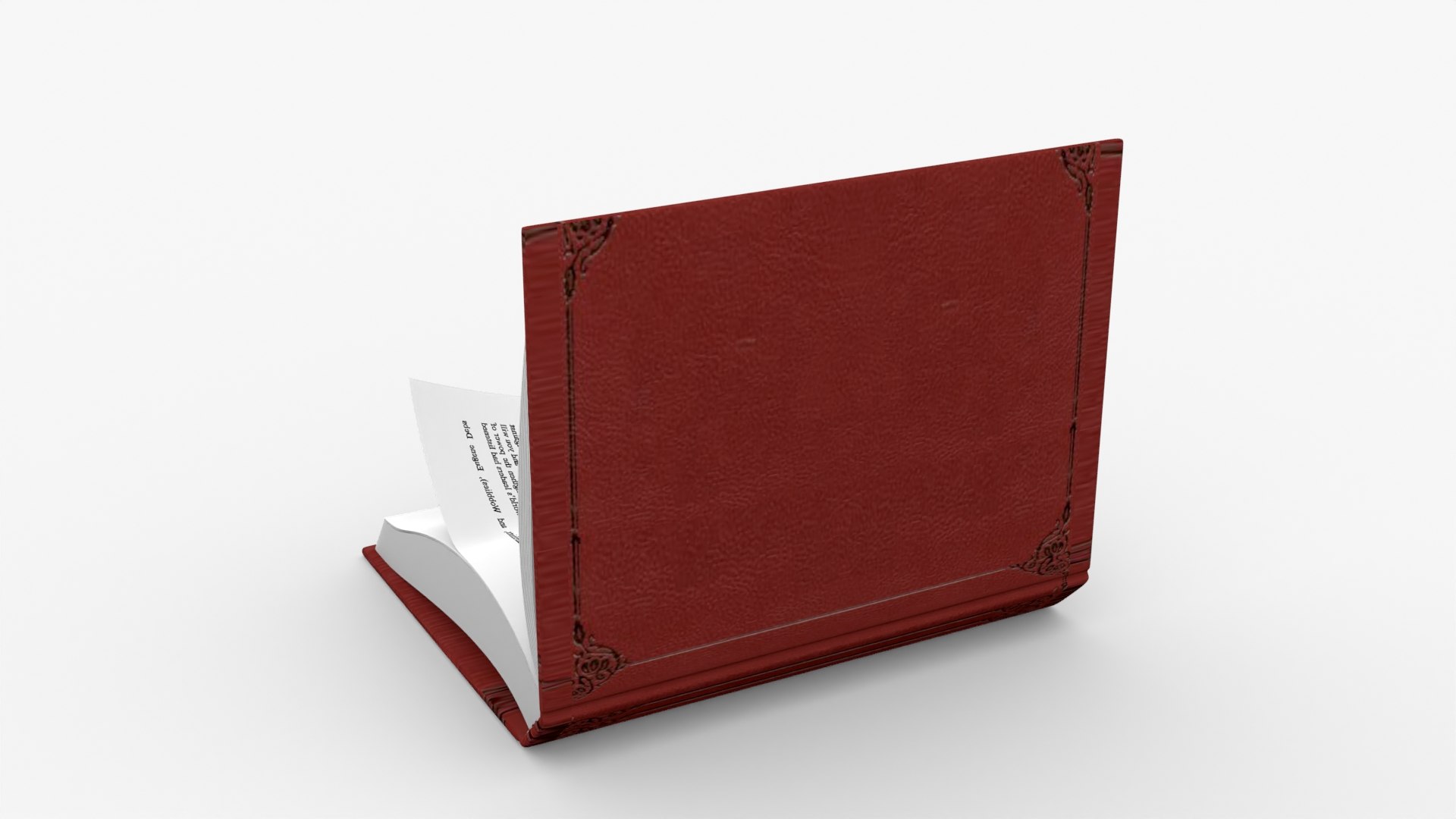 3D Read Cover Reading Book Rigged - TurboSquid 2133190