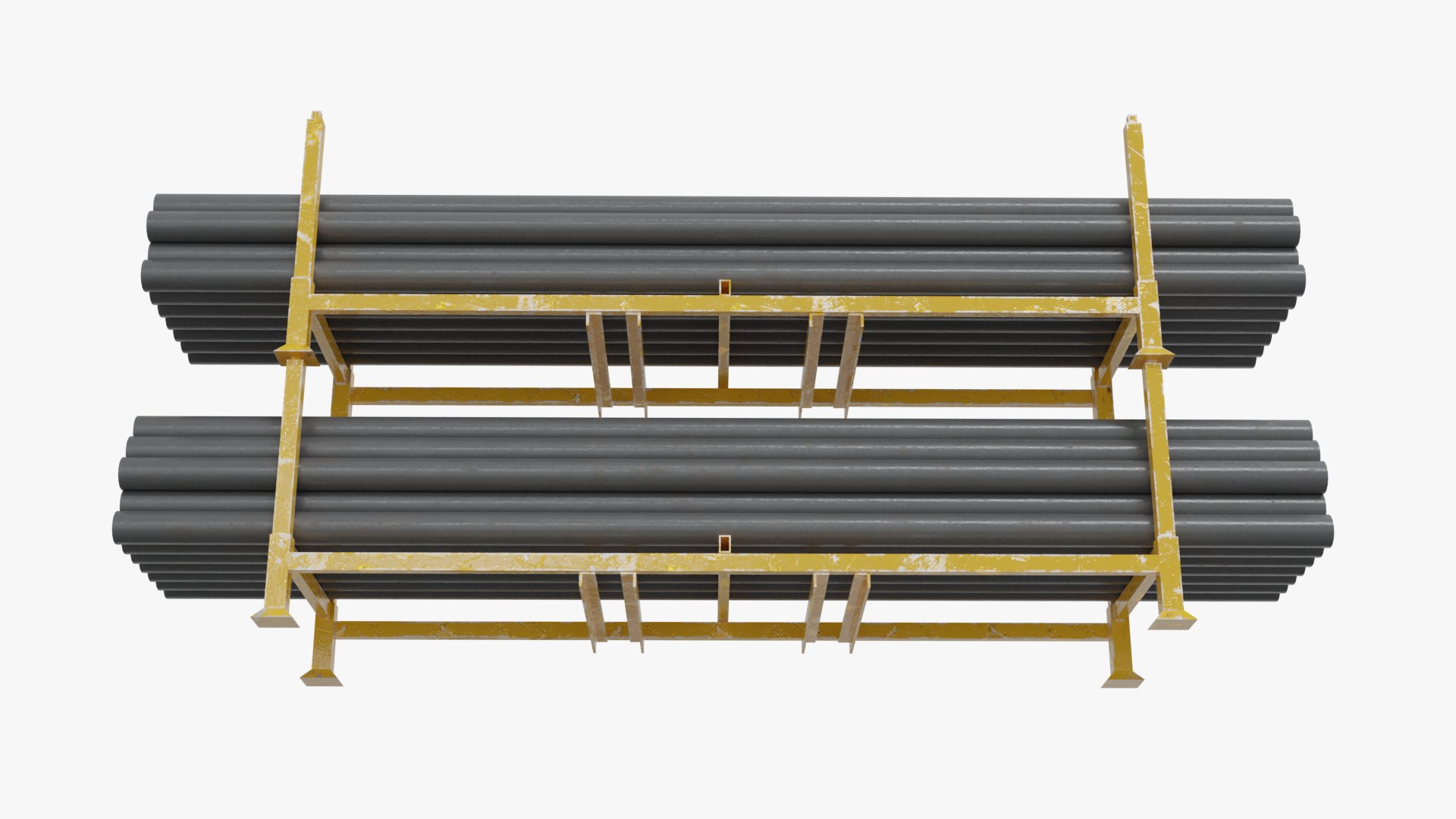 Pipes Storage Rack 3D Model - TurboSquid 2251369