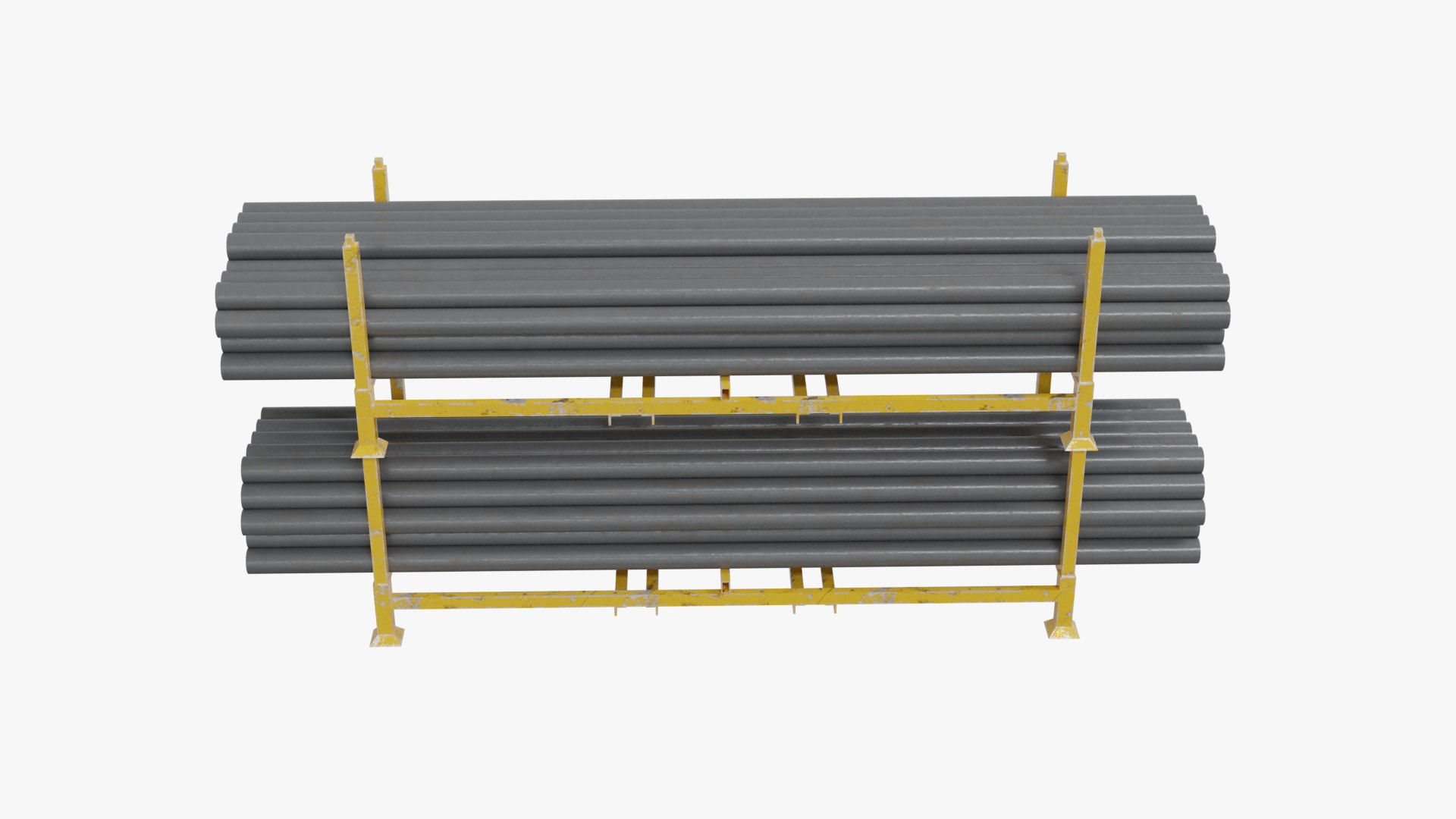 Pipes Storage Rack 3D Model - TurboSquid 2251369