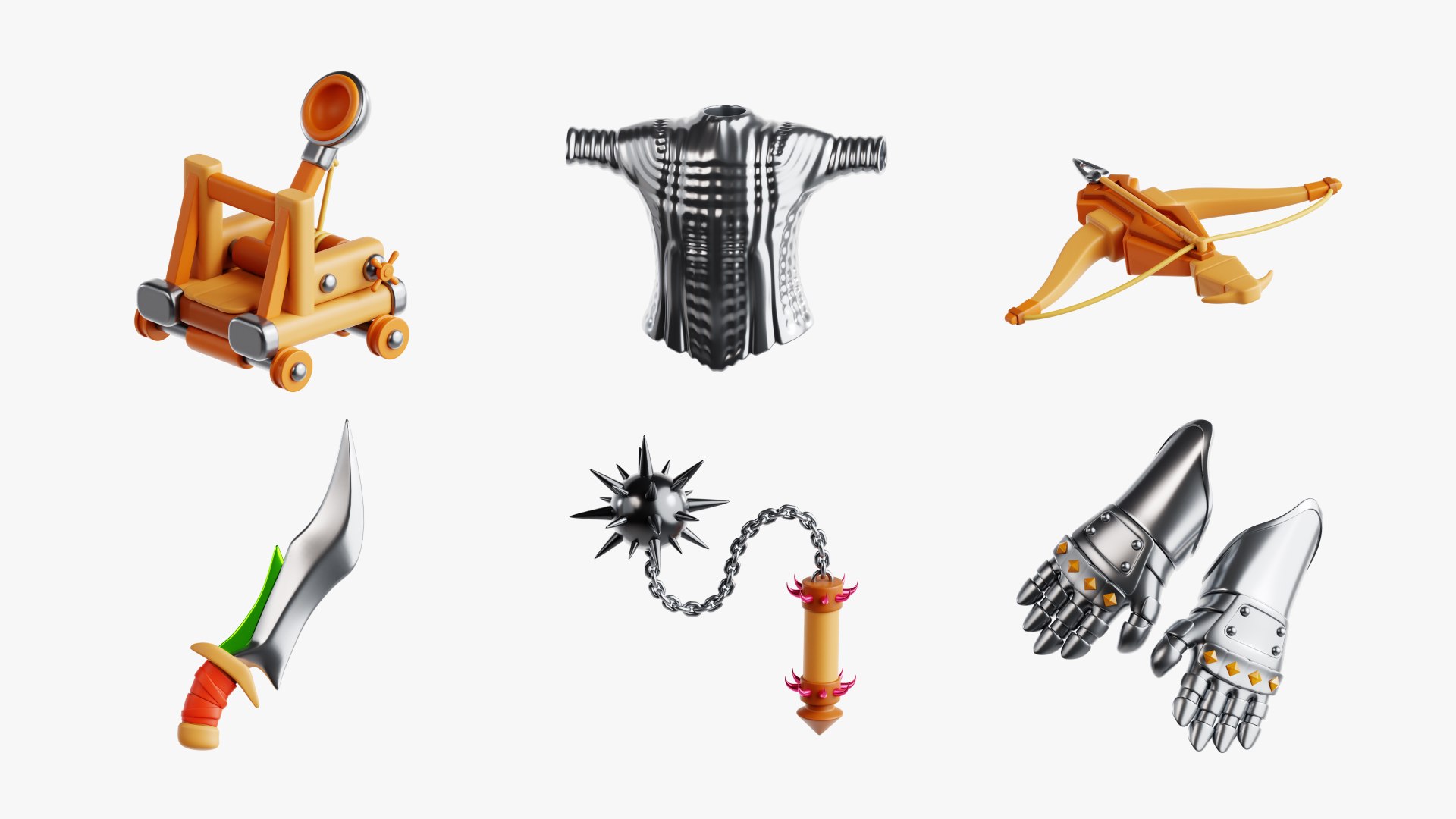 3D Medieval Weapon 3D Collection https://p.turbosquid.com/ts-thumb/05/QNULbA/hI/shot2/jpg/1724905938/1920x1080/fit_q87/cbe8862d0eb7f73f7948022c7f6bc57c772d0345/shot2.jpg
