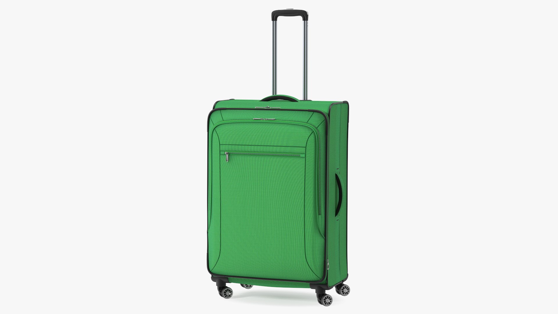 Softside Rolling Luggage Green 3D model preview