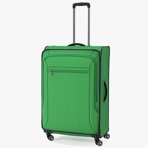 Softside Rolling Luggage Green 3D model