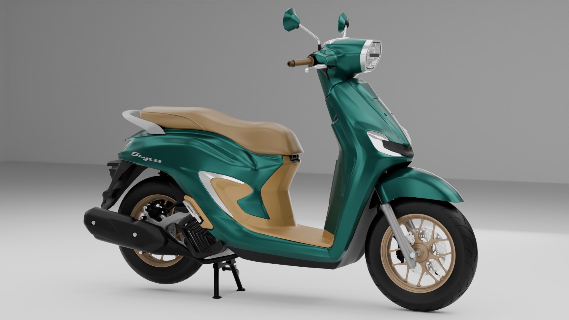 3D 2024 - Honda Stylo 160 ABS High Poly - TurboSquid 2298654