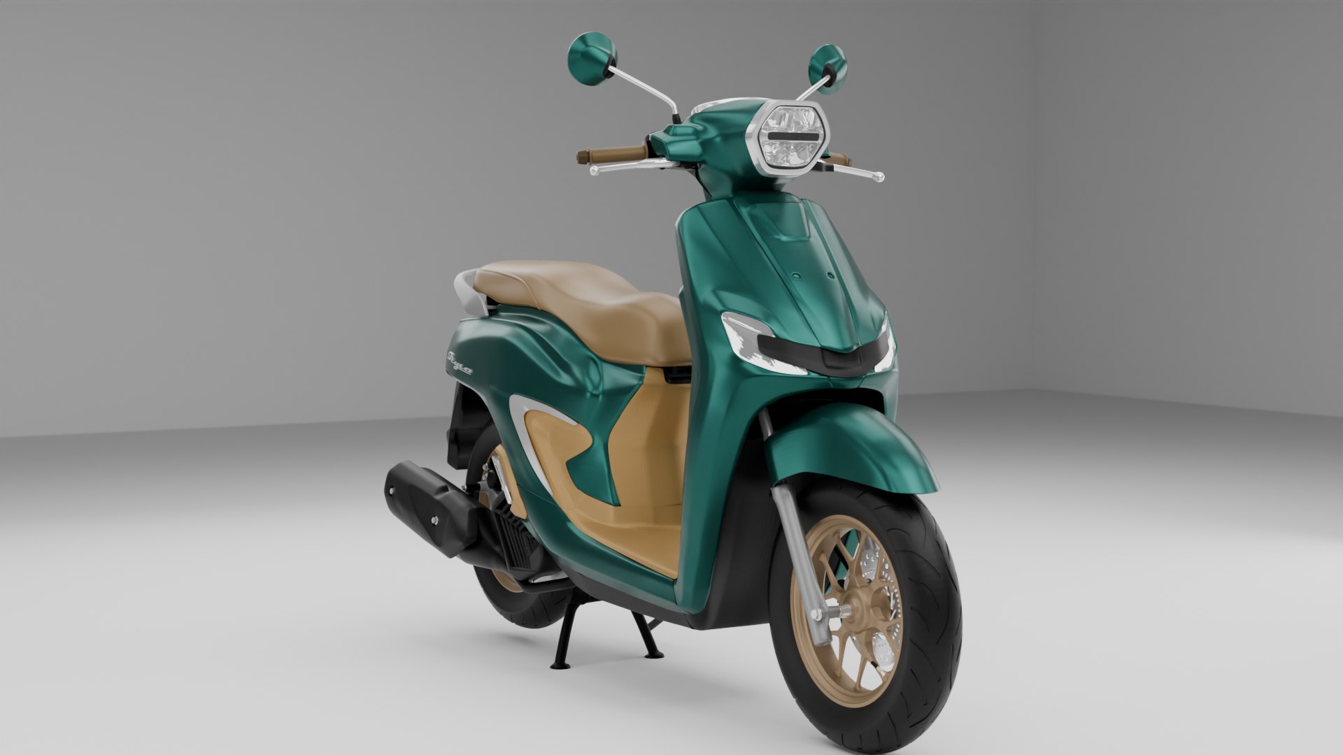 3D 2024 - Honda Stylo 160 ABS High Poly - TurboSquid 2298654