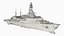 Nave da guerra stealth britannica tipo 26 con vele grigie