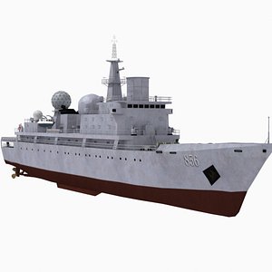 Chinese  815A electronic reconnaissance ship 3D