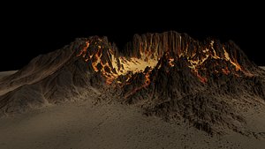 volcano obj