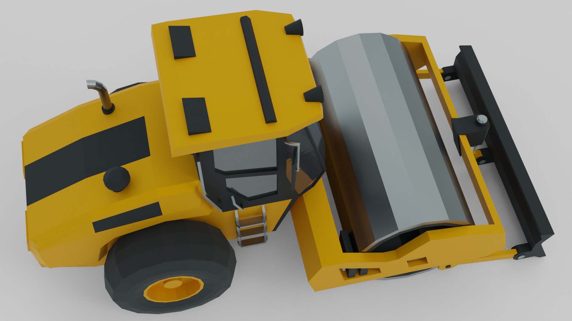 3D Model Vibratory Soil Compactor - Heavy Vehicle - TurboSquid 2422446