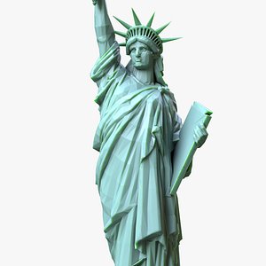 3D model statue liberty