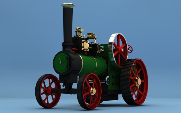 3D модель Трактор паровой Минни - TurboSquid 993707