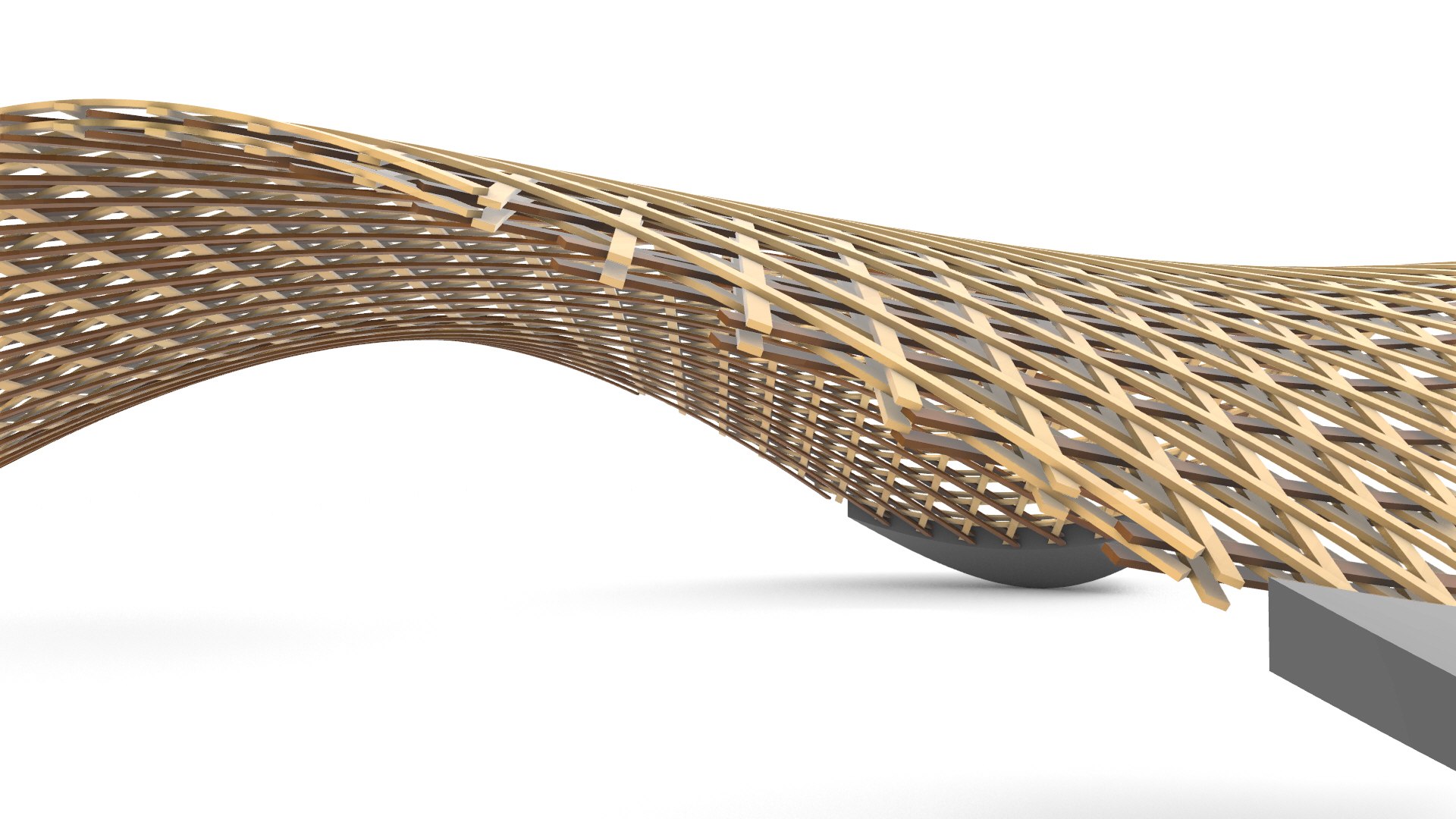 Elastic GridShell Structure 3 3D Model - TurboSquid 2340564