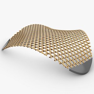 Elastic GridShell Structure 3 3D model