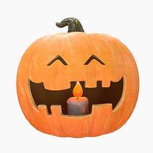 3D Halloween Pumpkin V3