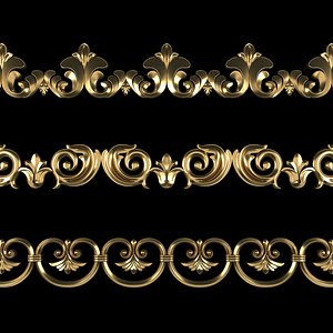 3D Path Ornament Pack 02