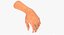 Customizable Rigged Low Poly Hands