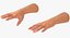 Customizable Rigged Low Poly Hands