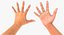 Customizable Rigged Low Poly Hands