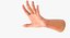 Customizable Rigged Low Poly Hands
