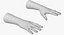 Customizable Rigged Low Poly Hands