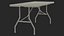White Folding Table