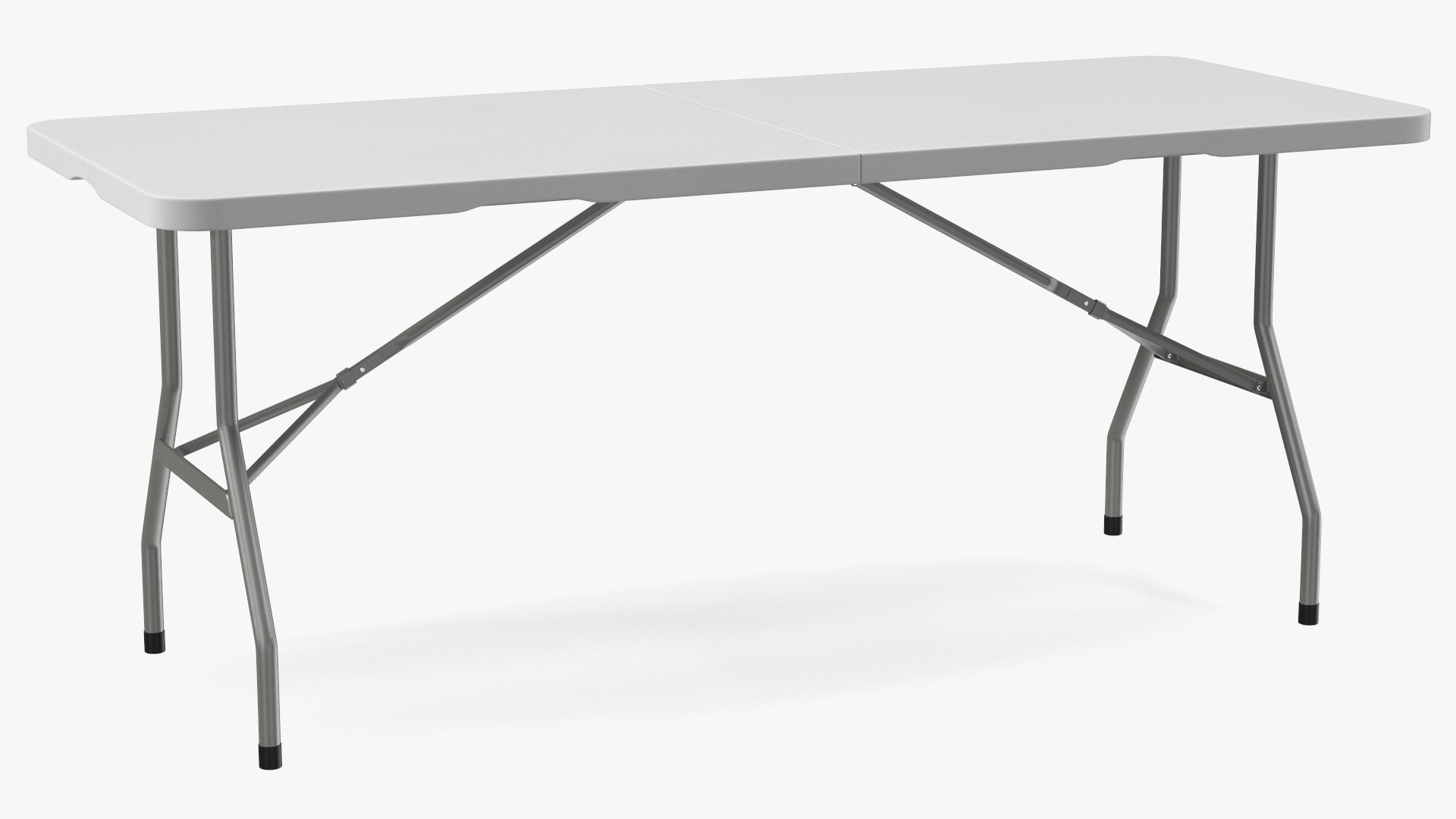 3D White Folding Table TurboSquid 2105604