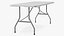 White Folding Table
