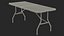 White Folding Table