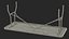 White Folding Table