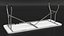 White Folding Table