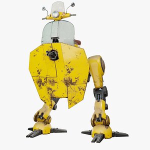 3D Vespa Robot Concept