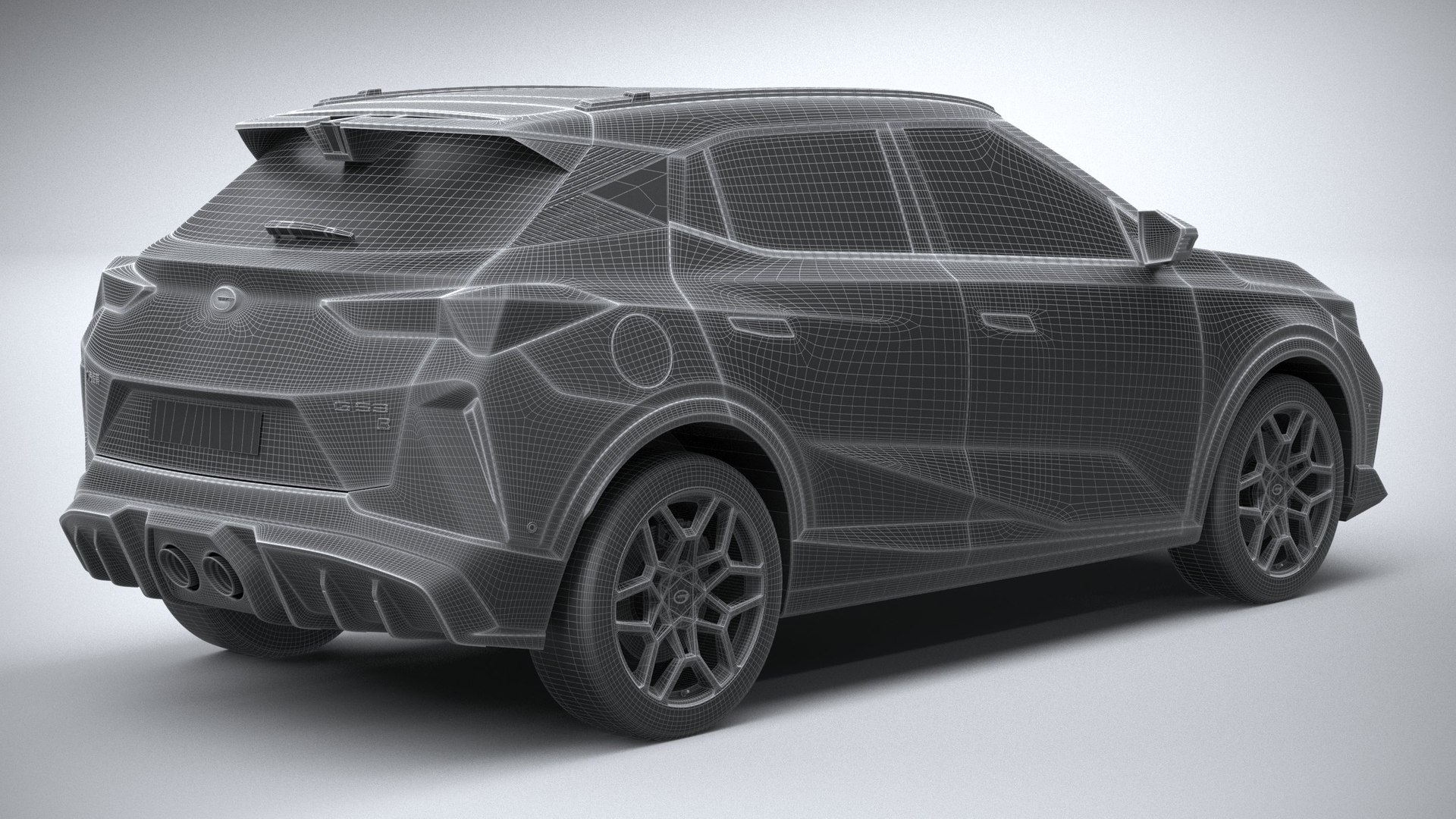 GAC GS3 2023 R Style 3D - TurboSquid 2025916