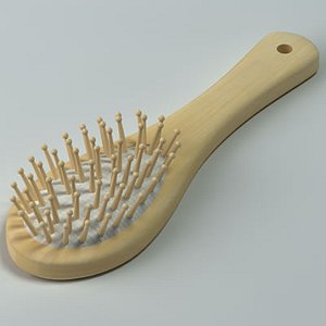 3d model hair comb