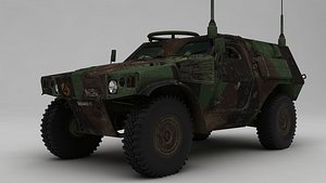 3D panhard vbl fighting vehicle model