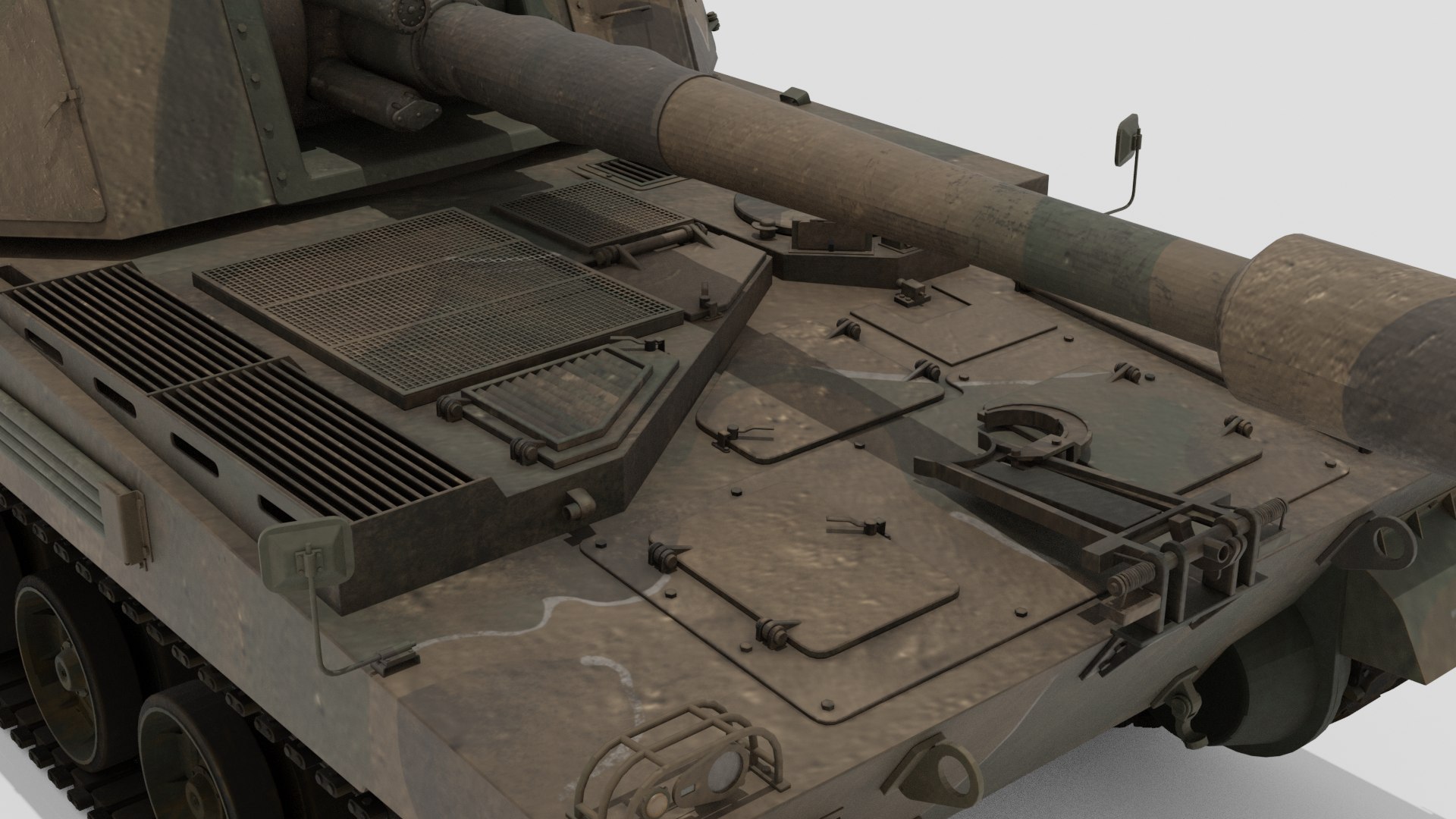 3D Korea tank K9A2 model - TurboSquid 2183765