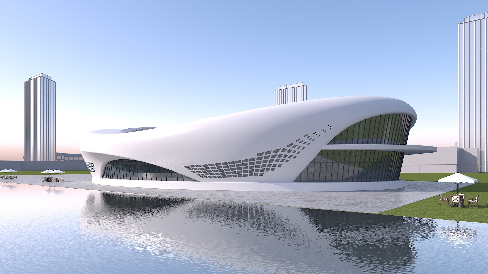 3D Future Building 06 - TurboSquid 2169887