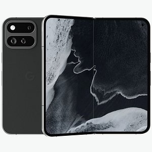3D Google Pixel 11 Pro Fold Midnight Haze