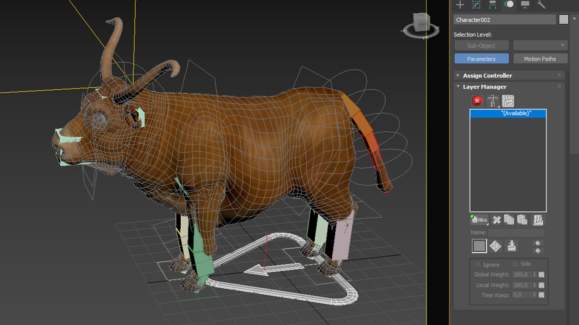 3D Pig Bull Rig High-poly Textured Model - TurboSquid 2345743