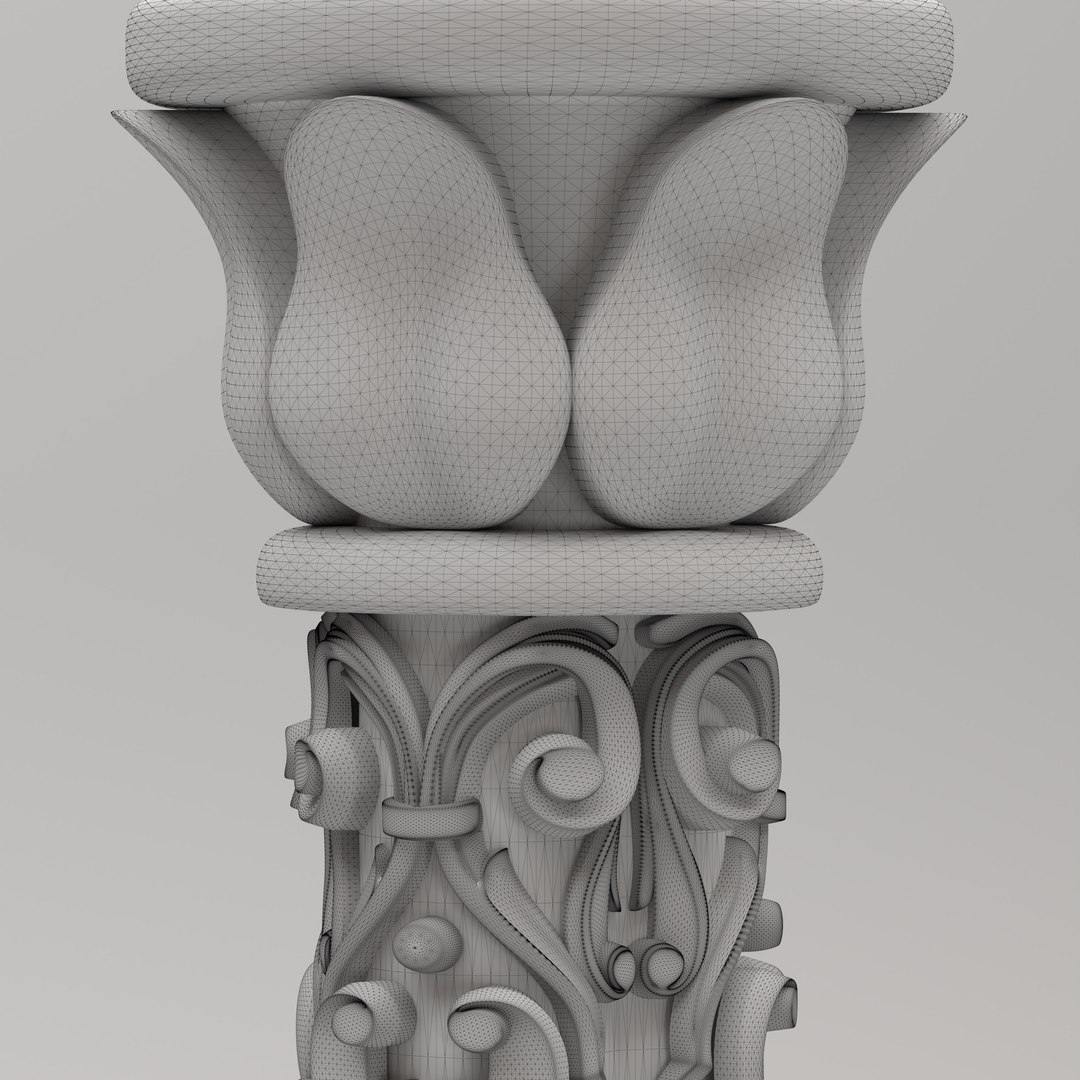 3D Carved Column - TurboSquid 1779806