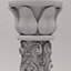 3D Carved Column