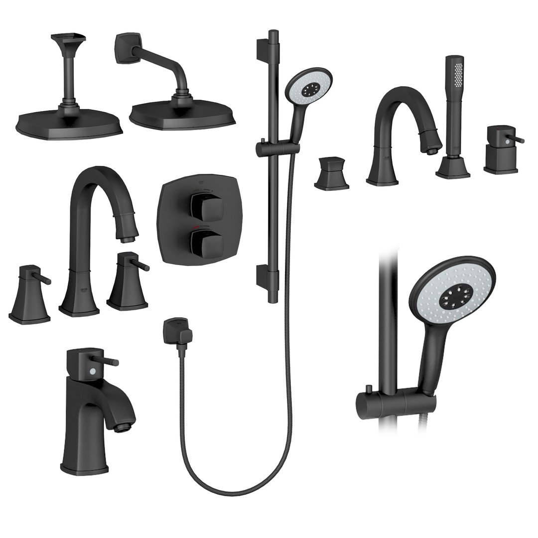 Grohe Grandera set 2 model - TurboSquid 1743398